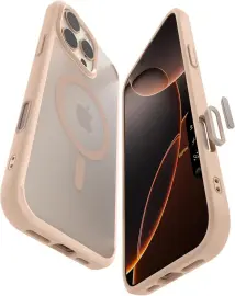 Spigen Ultra Hybrid T iPhone 16 Pro Max Hoesje MagSafe Roze Titanium