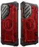 SUPCASE UB Pro MagXT Samsung Galaxy S25 Ultra Hoesje Camera Protector Camo Rood