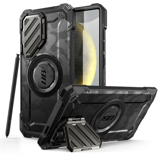 SUPCASE UB Pro MagXT Samsung Galaxy S25 Ultra Hoesje Camera Protector Camo Zwart afbeelding 1