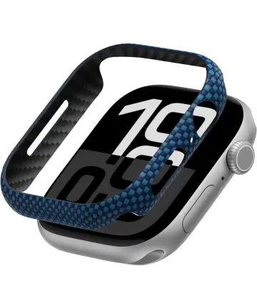 PITAKA Air Case - Apple Watch 10 42MM Hoesje - Aramide Ultra Dun - Blauw Cases