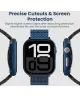 PITAKA Air Case - Apple Watch 10 46MM Hoesje - Aramide Ultra Dun - Blauw