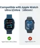 PITAKA Air Case - Apple Watch Ultra/Ultra 2 Hoesje - Aramide Ultra Dun - Blauw