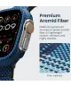 PITAKA Air Case - Apple Watch Ultra/Ultra 2 Hoesje - Aramide Ultra Dun - Blauw