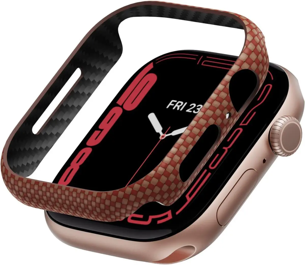 PITAKA Air Case - Apple Watch 10 46MM Hoesje - Aramide Ultra Dun - Sunset afbeelding 1