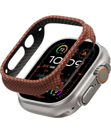 PITAKA Air Case - Apple Watch Ultra/Ultra 2 Hoesje - Aramide Ultra Dun - Sunset Cases