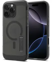 Spigen Tough Armor T Apple iPhone 16 Pro Max Hoesje MagSafe Back Cover Zwart afbeelding