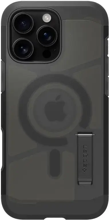 Spigen Tough Armor T Apple iPhone 16 Pro Hoesje MagSafe Back Cover Zwart afbeelding 12