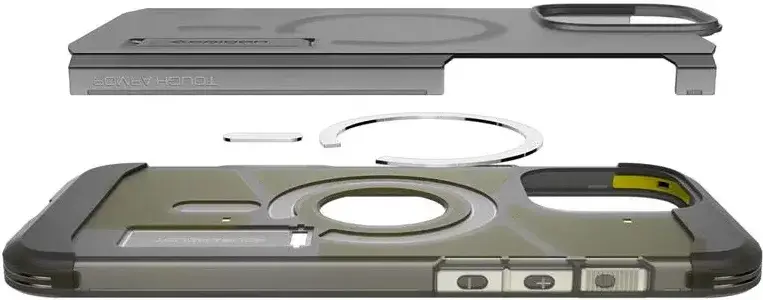 Spigen Tough Armor T Apple iPhone 16 Pro Hoesje MagSafe Back Cover Zwart afbeelding 9