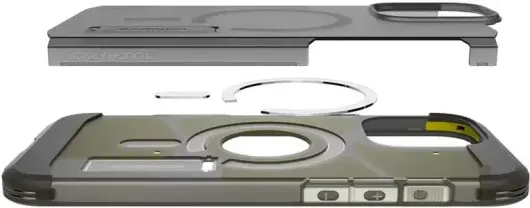 Spigen Tough Armor T Apple iPhone 16 Pro Hoesje MagSafe Back Cover Zwart afbeelding 9