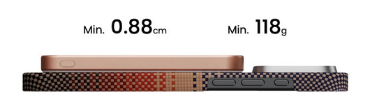 PITAKA MagEZ Universele MagSafe en Qi2 Powerbank Kevlar 5.000 mAh Zwart afbeelding 6