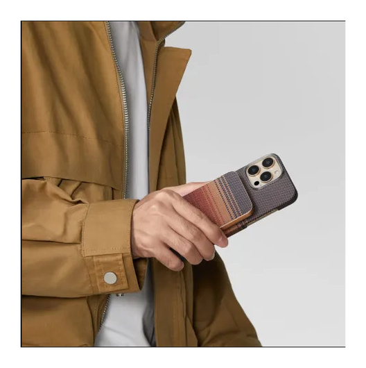 PITAKA MagEZ Universele MagSafe en Qi2 Powerbank Kevlar 5.000 mAh Sunset afbeelding 4
