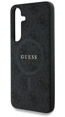 Guess 4G Classic Logo Samsung Galaxy S25 Hoesje MagSafe / Qi2 Back Cover Zwart afbeelding 5