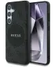 Guess 4G Cirkel Logo Samsung Galaxy S25 Hoesje MagSafe / Qi2 Back Cover Zwart