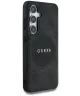 Guess 4G Cirkel Logo Samsung Galaxy S25 Hoesje MagSafe / Qi2 Back Cover Zwart