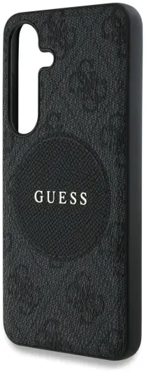 Guess 4G Cirkel Logo Samsung Galaxy S25 Hoesje MagSafe / Qi2 Back Cover Zwart afbeelding 6