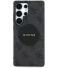 Guess Cirkel Logo Samsung Galaxy S25 Ultra Hoesje MagSafe/Qi2 Back Cover Zwart