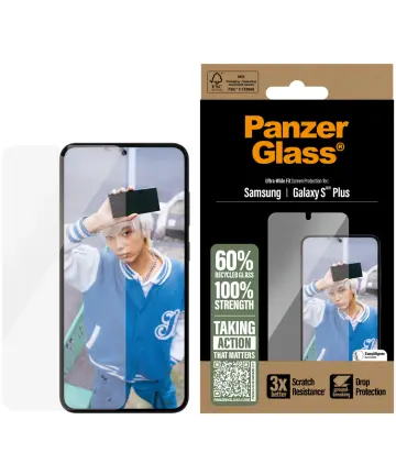 PanzerGlass Refresh Ultra-Wide Samsung Galaxy S25 Plus Screen Protector Screen Protectors