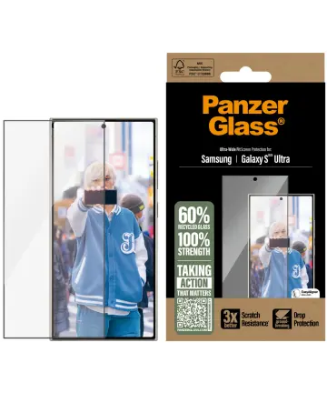 PanzerGlass Refresh Ultra-Wide Samsung Galaxy S25 Ultra Screen Protector Screen Protectors