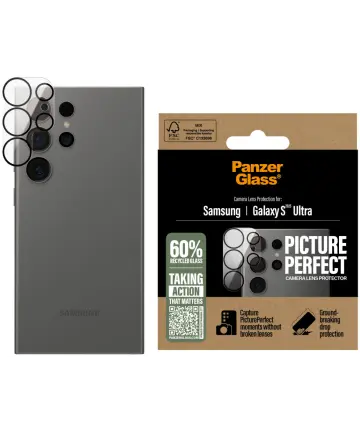 PanzerGlass PicturePerfect Samsung Galaxy S25 Ultra Camera Protector Glas Screen Protectors