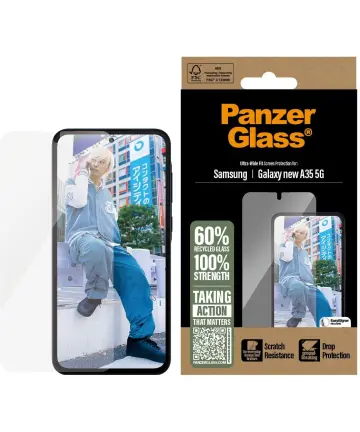 PanzerGlass Refresh Ultra-Wide Samsung Galaxy A36 Screen Protector Screen Protectors