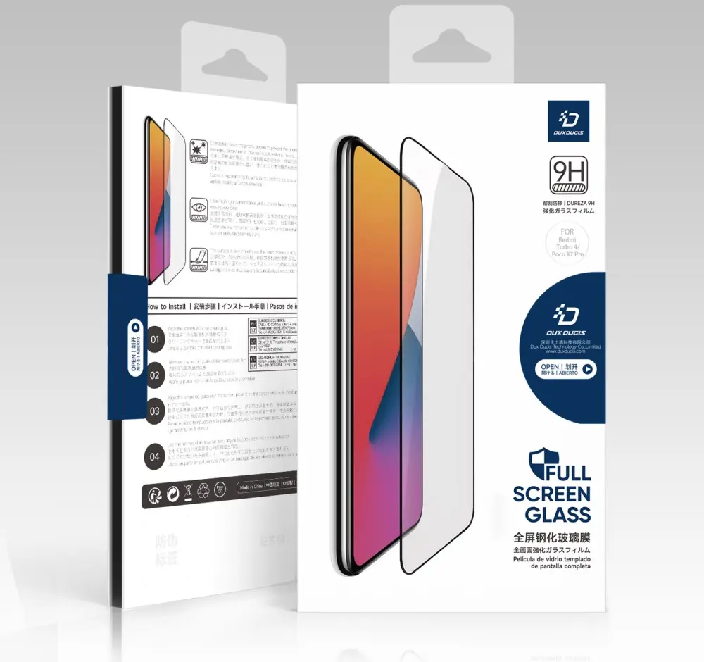 Dux Ducis Xiaomi Poco X7 Pro Screen Protector 9H Tempered Glass afbeelding 7