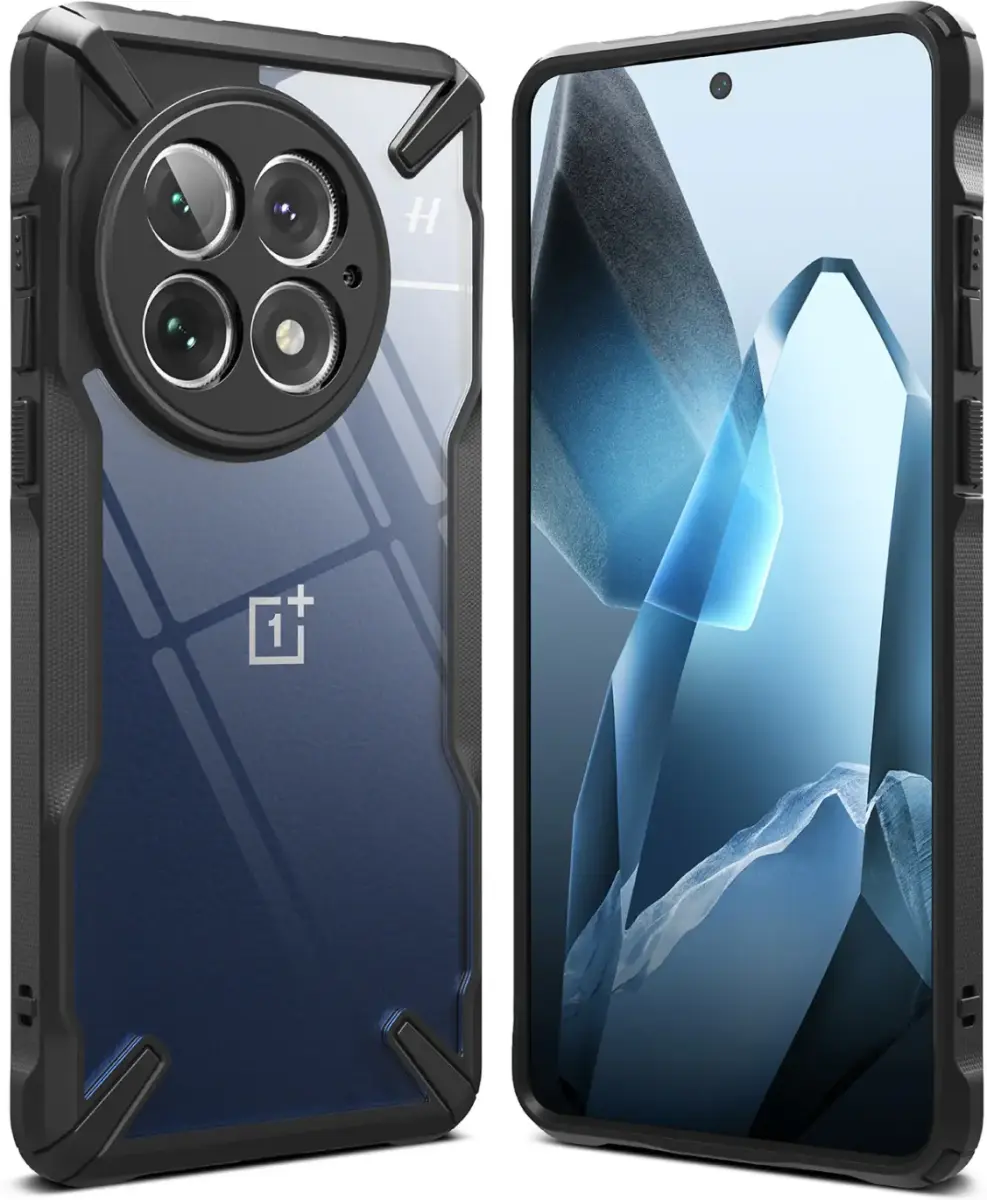 Ringke Fusion X OnePlus 13R Hoesje Back Cover Zwart afbeelding 2