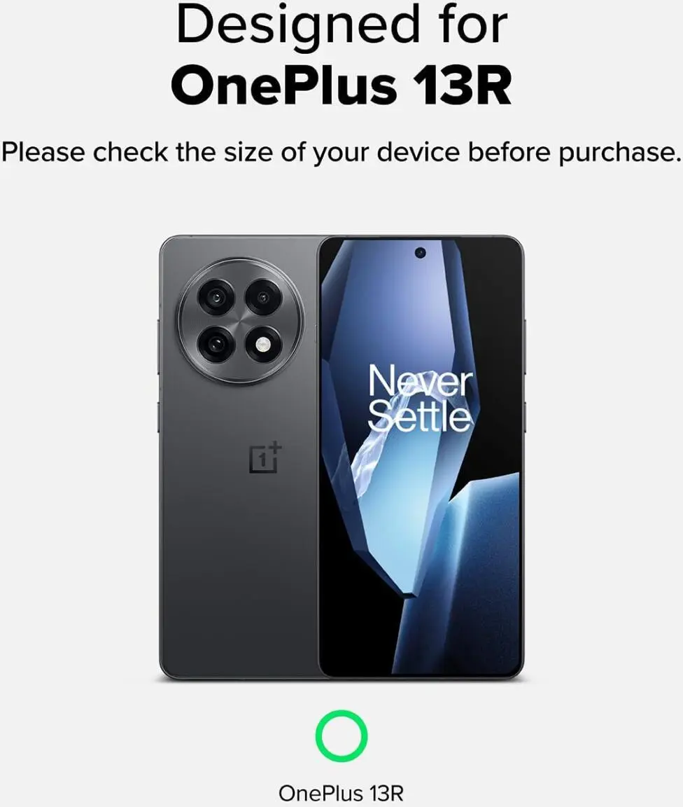 Ringke Fusion X OnePlus 13R Hoesje Back Cover Zwart afbeelding 3