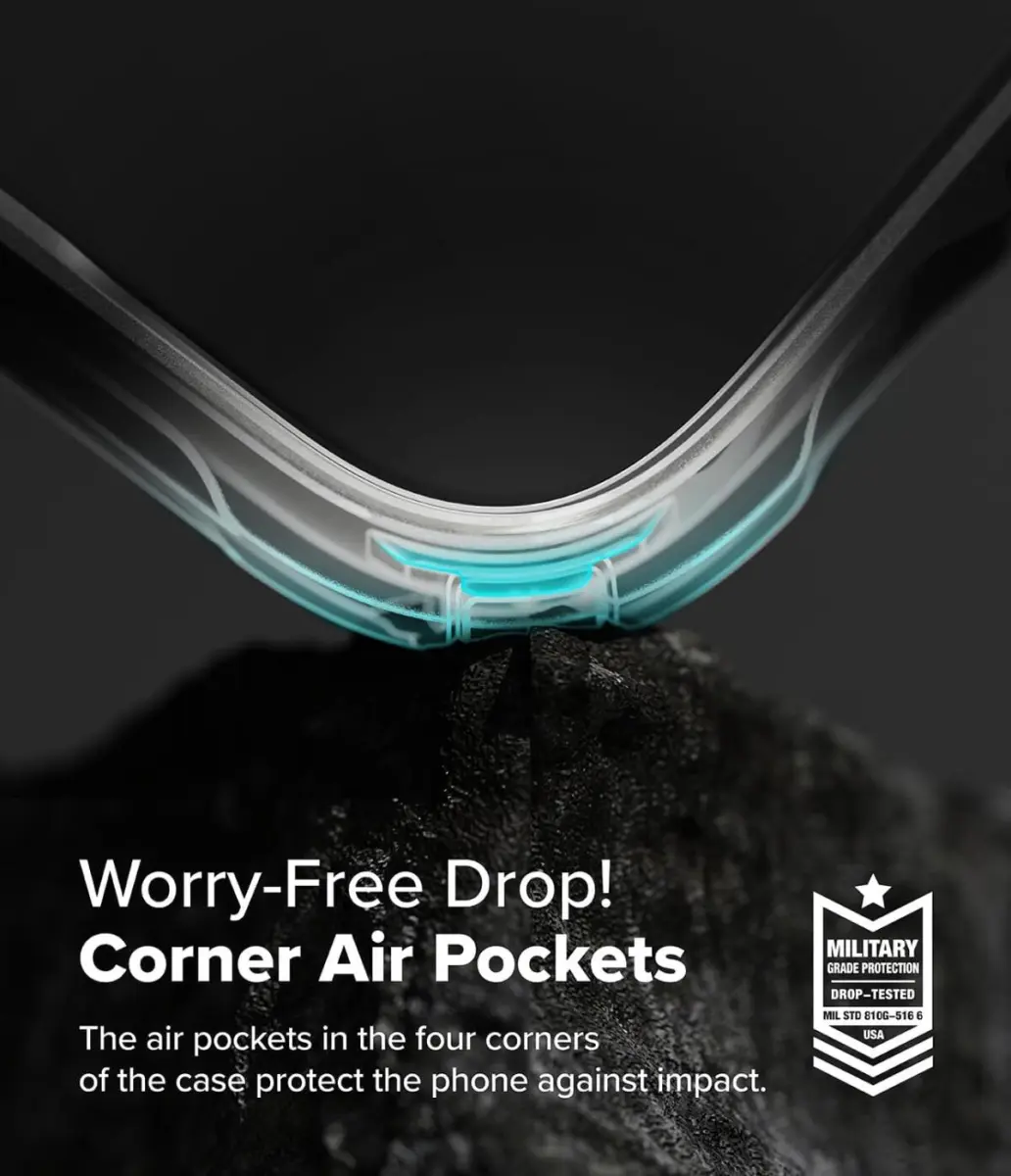 Ringke Fusion X OnePlus 13R Hoesje Back Cover Zwart afbeelding 6