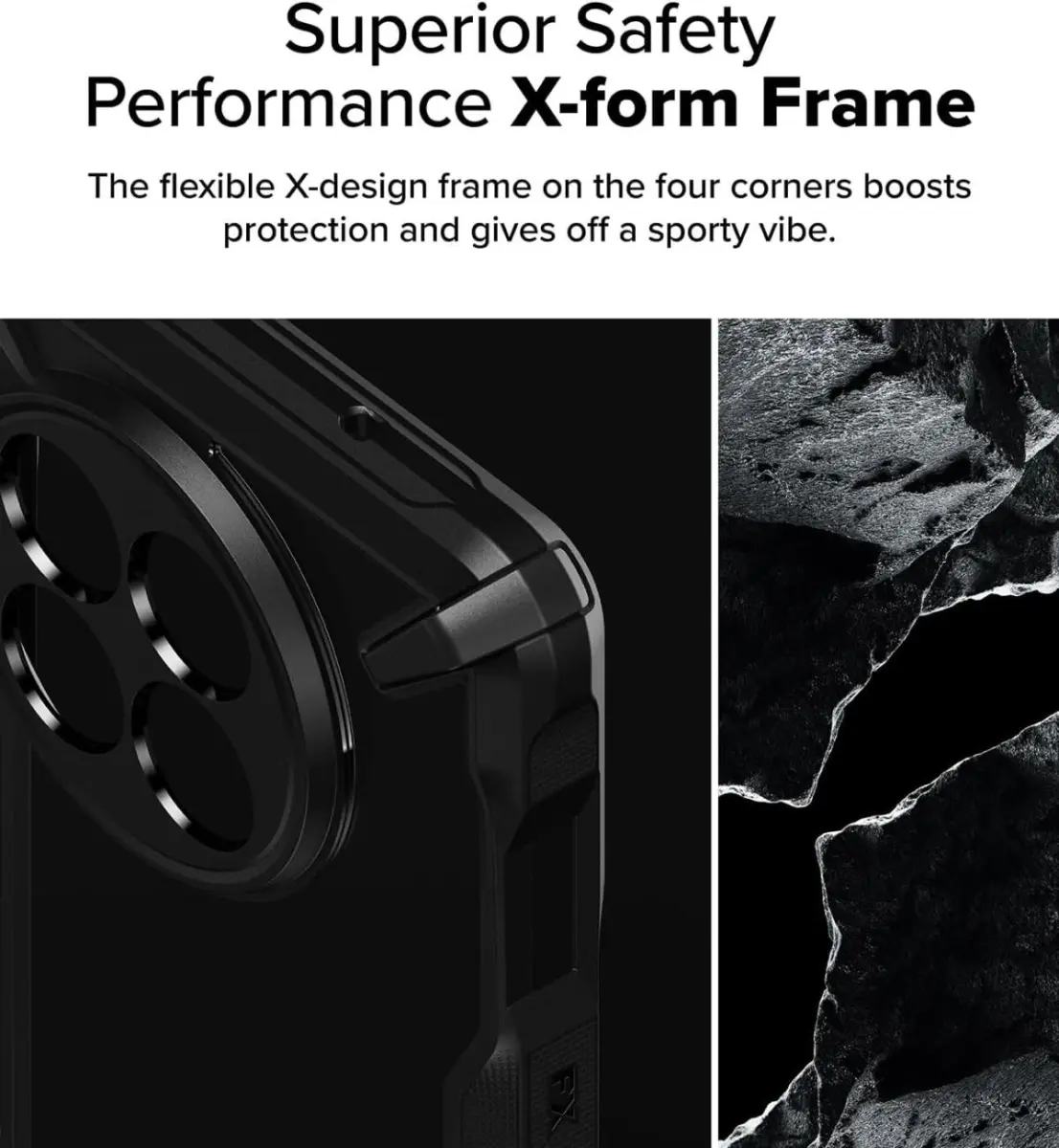 Ringke Fusion X OnePlus 13R Hoesje Back Cover Zwart afbeelding 9