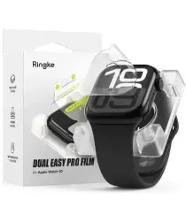 Ringke Dual Easy Pro - Apple Watch 10 46MM Screen Protector - met Jig (2-Pack) afbeelding