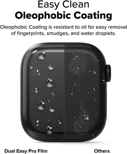 Ringke Dual Easy Pro - Apple Watch 10 46MM Screen Protector - met Jig (2-Pack) afbeelding 9