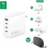4Smarts Reis Oplader 100W 3x USB-C 1x USB-A Wit afbeelding 1
