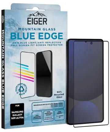 Eiger Mountain Edge Samsung Galaxy S25 Ultra Screen Protector Anti-Blue Light Screen Protectors