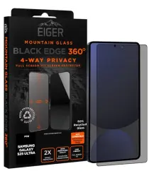 Eiger Mountain Black 360° Privacy Samsung Galaxy S25 Ultra Screen Protector