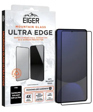 Eiger Mountain Glass ULTRA Samsung Galaxy S25 Ultra Tempered Glass Screen Protectors