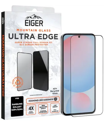 Eiger Mountain Glass ULTRA Samsung Galaxy S25 Plus / S24 Plus Tempered Glass Screen Protectors