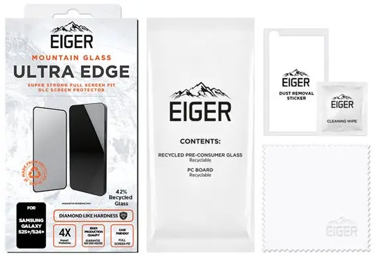 Eiger Mountain Glass ULTRA Samsung Galaxy S25 Plus / S24 Plus Tempered Glass afbeelding 4