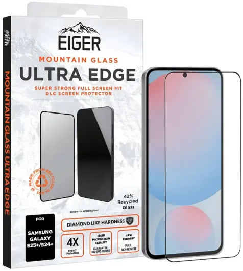 Eiger Mountain Glass ULTRA Samsung Galaxy S25 Plus / S24 Plus Tempered Glass afbeelding 1