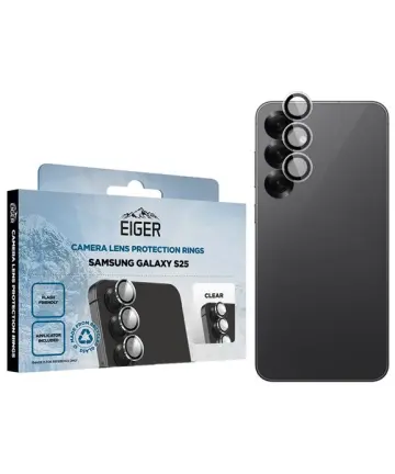 Eiger Mountain Glass Samsung Galaxy S25 Camera Lens Protector Screen Protectors