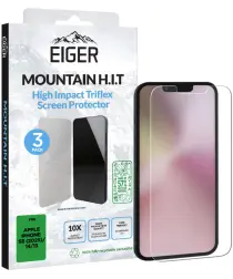 Eiger Mountain H.I.T Apple iPhone 16e / 14 / 13 Scherm Folie (3-Pack)