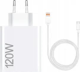 Origineel Xiaomi Hyper Charger Combo 120W Snellader + USB-A naar USB-C Kabel 1M afbeelding