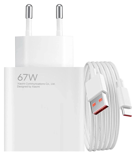 Xiaomi 67W Hyper Charger Combo Type A 67W Snellader + USB-A naar USB-C Kabel 1M afbeelding 3