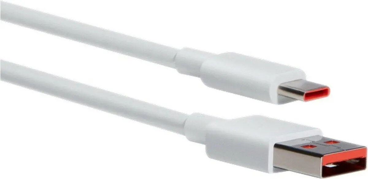 Xiaomi USB-A naar USB-C 33W Kabel 1 Meter Wit afbeelding 6