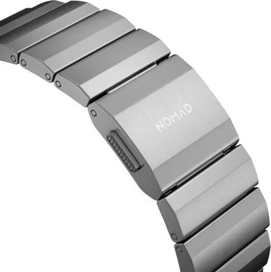 Nomad Titanium - Apple Watch Bandje - 1-10/SE/Ultra - 49/46/45/44/42MM - Naturel afbeelding 5