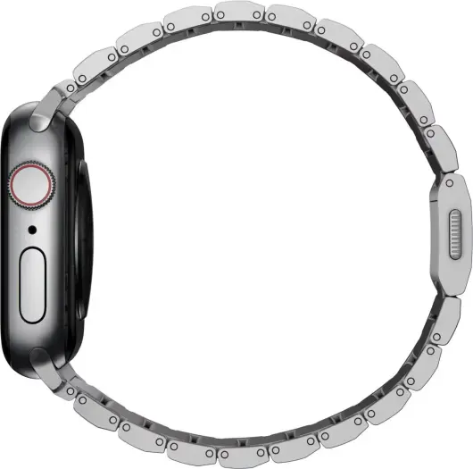 Nomad Titanium - Apple Watch Bandje - 1-10/SE/Ultra - 49/46/45/44/42MM - Naturel afbeelding 2