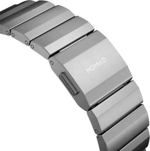 Nomad Titanium - Apple Watch Bandje - 1-10/SE/Ultra - 49/46/45/44/42MM - Naturel afbeelding 5
