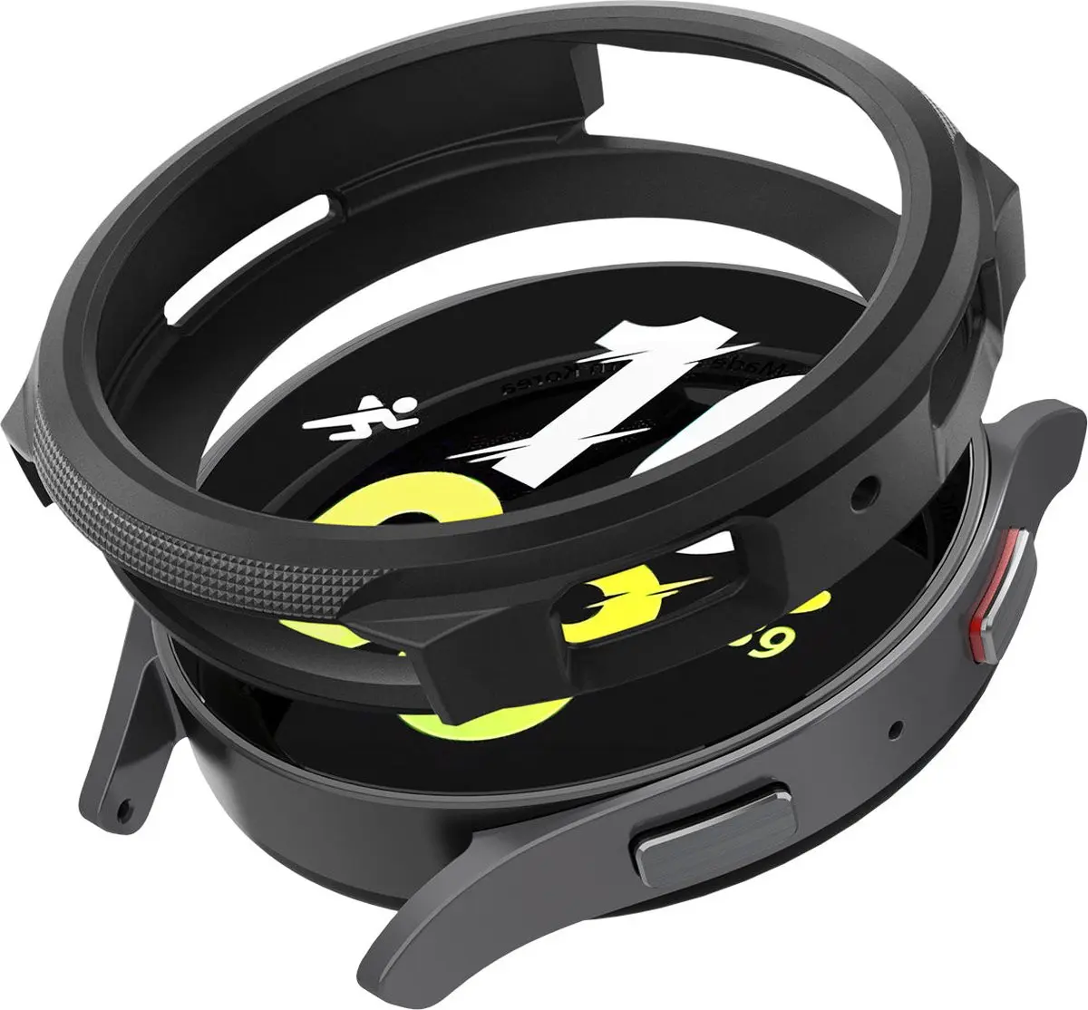 Spigen Liquid Air - Samsung Galaxy Watch 6 - 40MM Hoesje - Zwart afbeelding 12