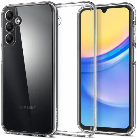 Spigen Ultra Hybrid Samsung Galaxy A15 Hoesje Back Cover Transparant afbeelding 1
