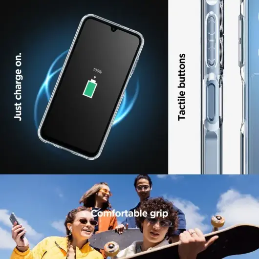 Spigen Ultra Hybrid Samsung Galaxy A15 Hoesje Back Cover Transparant afbeelding 6