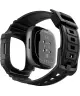 Spigen Rugged Armor Pro - Fitbit Sense 2 / Versa 4 Hoesje en Bandje - Zwart